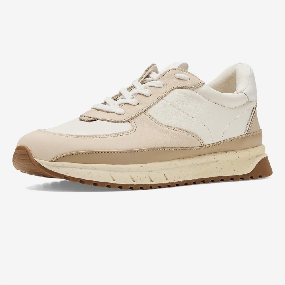 Madewell Kickoff Trainer Sneakers Neutral Colorblock Leather 9.5 Men/ 11 Women
